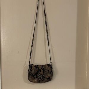 Coach soho python Brown and Black Snake Print Crossbody Bag